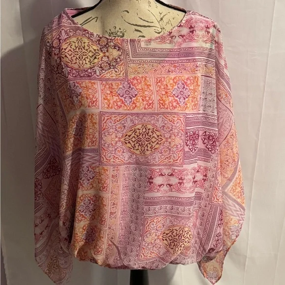 Chicos blouse poncho NWT - Picture 1 of 6